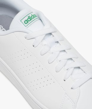 Baskets homme retro tennis unies à lacets – Adidas Advantage vue6 - ADIDAS - GEMO