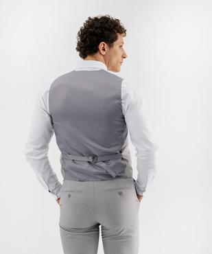 Gilet de costume homme 5 boutons vue3 - GEMO 4G HOMME - GEMO