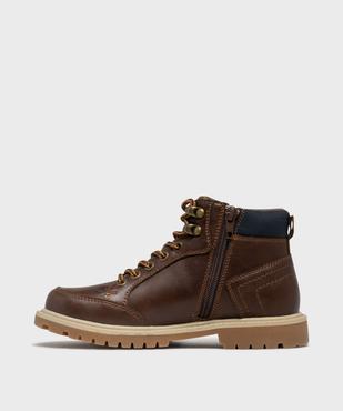 Chaussures montantes avec semelle crantée garçon - Buggy vue3 - BUGGY - GEMO