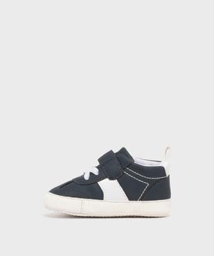 Chaussons de naissance look sneakers bébé - LuluCastagnette vue3 - LULU CASTAGNETTE GEMO FOR GOOD - GEMO