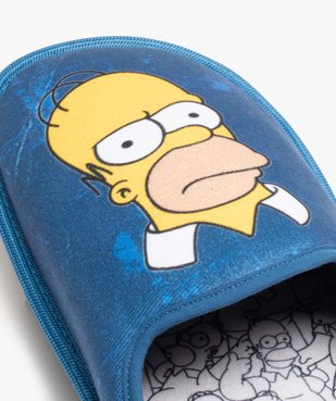 Chaussons homme mules imprimées - Simpsons vue6 - SIMPSONS - GEMO