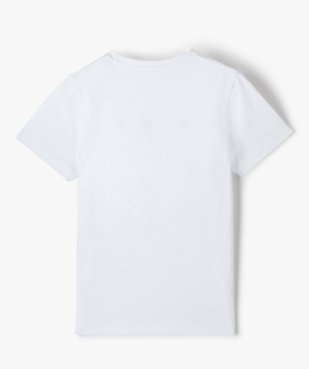 Tee-shirt garçon à manches courtes à message vue4 - GEMO (ENFANT) - GEMO