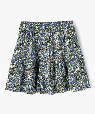 Jupe volantée en viscose fleurie fille - LuluCastagnette vue1 - LULUCASTAGNETTE - GEMO