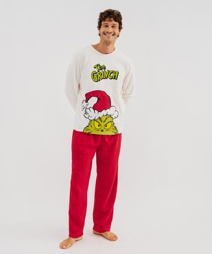 Pyjama polaire de Noël homme - The Grinch vue1 - THE GRINCH - GEMO