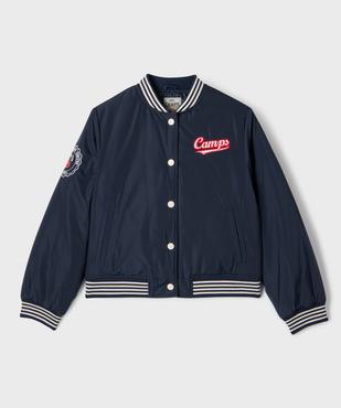 Blouson matelassé esprit bombers fille - Camps United vue1 - CAMPS GEMO FOR GOOD - GEMO