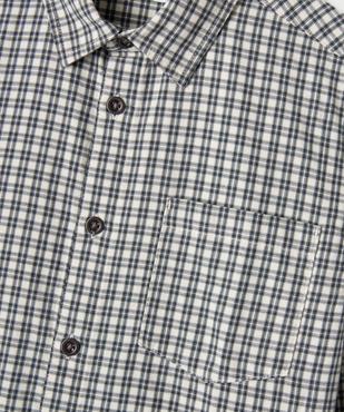 Chemise à carreaux en coton garçon vue3 - GEMO (JUNIOR) - GEMO