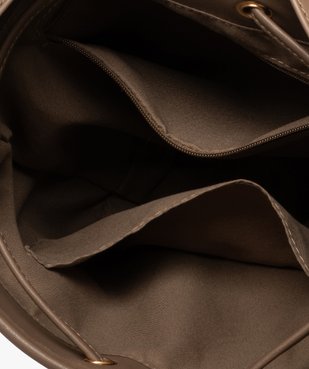 Sac seau à bandoulière amovible femme vue4 - GEMO (ACCESS) - GEMO