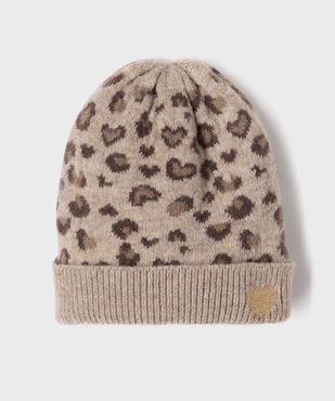 Bonnet avec doublure polaire bébé fille vue1 - GEMO 4G BEBE - GEMO