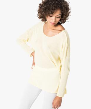 Pull ample en maille fine vue1 - FOLLOW ME - GEMO