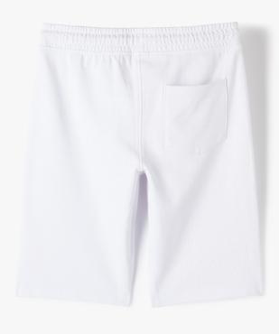 Bermuda garçon en maille avec ceinture élastiquée ajustable vue3 - GEMO (JUNIOR) - GEMO