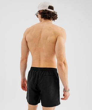 Short de bain uni à taille élastiquée homme vue3 - GEMO 4G HOMME - GEMO