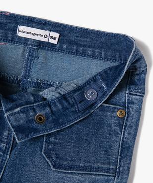 Jean flare avec noeud fantaisie bébé fille - LuluCastagnette vue3 - LULUCASTAGNETTE - GEMO