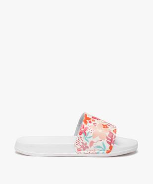 Mules de piscine fille à bandeau imprimé fleurs vue1 - GEMO (ENFANT) - GEMO
