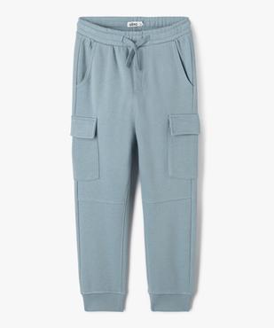 Jogging en molleton à poches cargo garçon vue1 - GEMO (ENFANT) - GEMO