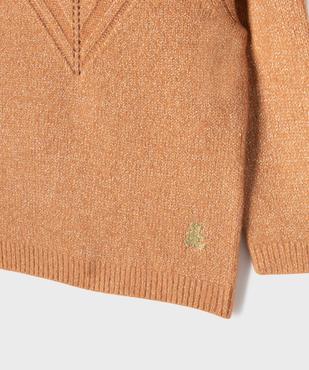 Pull à plastron fantaisie et maille scintillante bébé fille - LuluCastagnette vue2 - LULUCASTAGNETTE - GEMO
