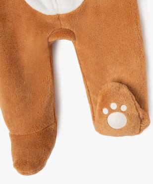 Surpyjama en maille  à capuche animée bébé vue3 - GEMO(BB COUCHE) - GEMO