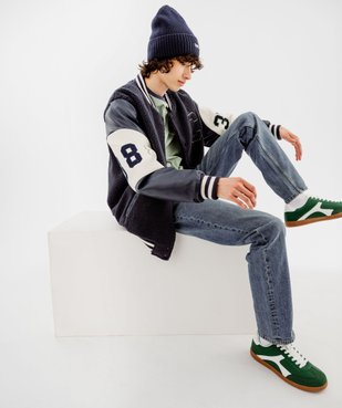Jean coupe Regular coloris délavé homme vue10 - GEMO 4G HOMME - GEMO