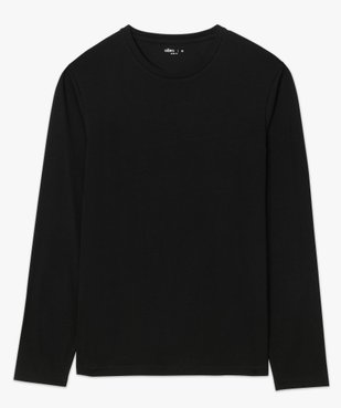 Tee-shirt à manches longues et col rond homme vue7 - GEMO 4G HOMME - GEMO
