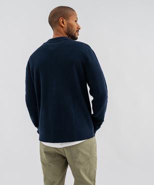 Gilet zippé à col polo homme vue2 - GEMO (HOMME) - GEMO