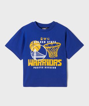 Tee-shirt imprimé col rond garçon - NBA vue1 - NBA - GEMO