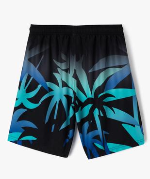Short de bain à imprimé palmiers garçon vue3 - GEMO (JUNIOR) - GEMO