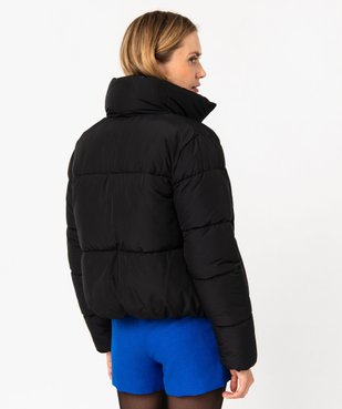 Blouson matelassé avec col montant coupe courte femme vue3 - 1E PRIX BY GEMO - GEMO
