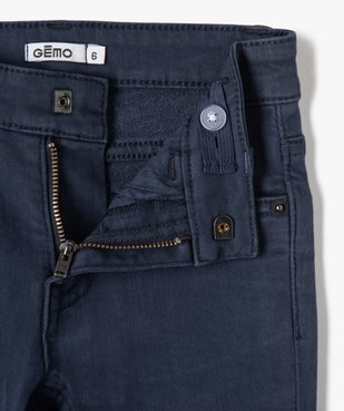 Pantalon uni extensible coupe Slim garçon vue2 - GEMO 4G GARCON - GEMO