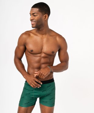 Boxer de Noël en microfibre imprimée homme vue4 - GEMO(HOMWR HOM) - GEMO