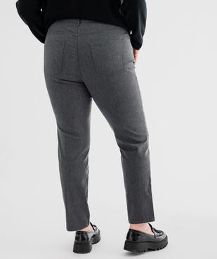 Pantalon regular en viscose stretch femme grande taille vue6 - GEMO (G TAILLE) - GEMO