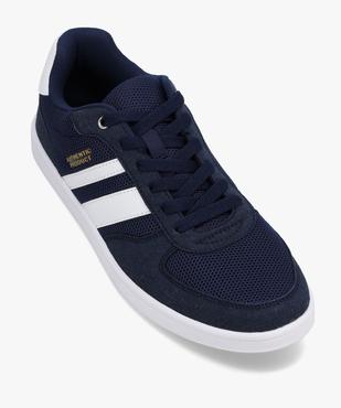 Baskets homme style casual bicolores à lacets vue6 - GEMO (SPORTSWR) - GEMO