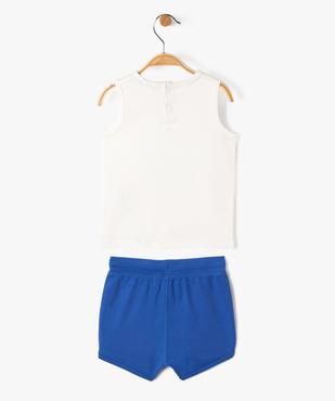 Ensemble bébé fille 2 pièces : short + débardeur imprimés vue3 - GEMO(BEBE DEBT) - GEMO