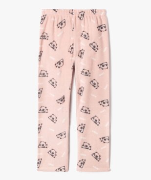 Pyjama 2 pièces en polaire imprimée fille vue3 - GEMO (ENFANT) - GEMO