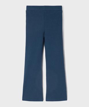 Leggings flare en maille côtelée fille vue3 - GEMO 4G FILLE - GEMO