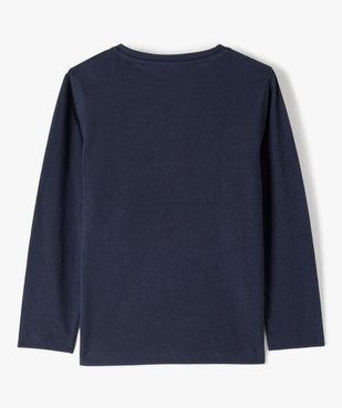 Tee-shirt garçon à manches longues avec motif vue3 - GEMO (ENFANT) - GEMO