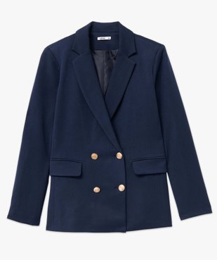 Veste femme fermeture croisée avec boutons fantaisie vue4 - GEMO(FEMME PAP) - GEMO