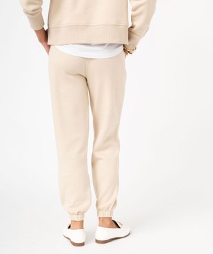 Pantalon de jogging en molleton femme vue4 - GEMO(FEMME PAP) - GEMO