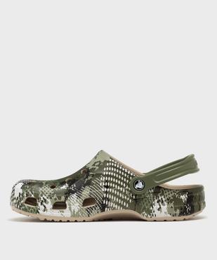 Sabots souples dessus perforé à motif camouflage homme - Crocs vue3 - CROCS - GEMO