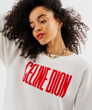 Sweat col rond femme - Céline Dion vue2 - GEMO(FEMME PAP) - GEMO