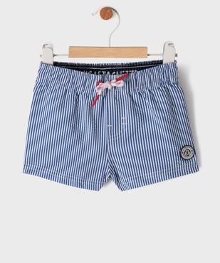 Short de bain à rayures anti UV bébé garçon - LuluCastagnette vue1 - LULU CASTAGNETTE GEMO FOR GOOD - GEMO