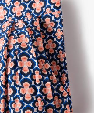Pantalon fille large et fluide à motifs vue2 - GEMO (ENFANT) - GEMO