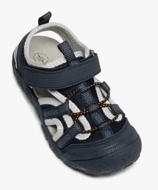 Sandales garçon sport à bout fermé et scratch vue5 - GEMO (ENFANT) - GEMO
