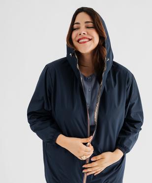 Blouson déperlant à capuche réversible femme grande taille vue2 - GEMO 4G GT - GEMO