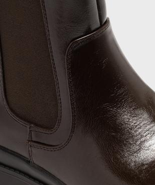 Boots Chelsea à semelle crantée femme - 5 Miles vue6 - 5 MILES - GEMO