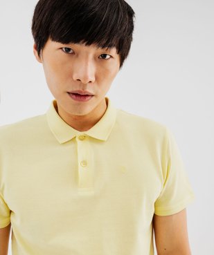Polo à manches courtes en maille piquée homme vue2 - GEMO 4G HOMME - GEMO