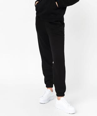 Pantalon de jogging en molleton femme vue1 - GEMO(FEMME PAP) - GEMO