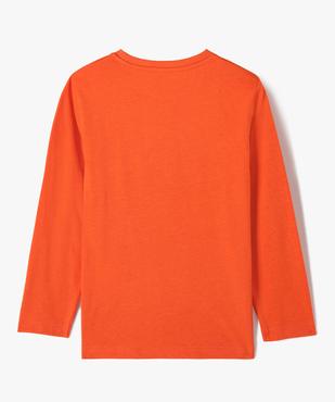 T-shirt manches longues imprimé garçon vue3 - GEMO (ENFANT) - GEMO