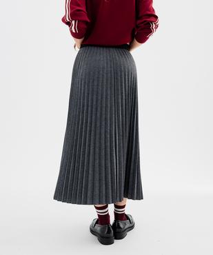 Jupe midi plissée femme vue3 - GEMO(FEMME PAP) - GEMO