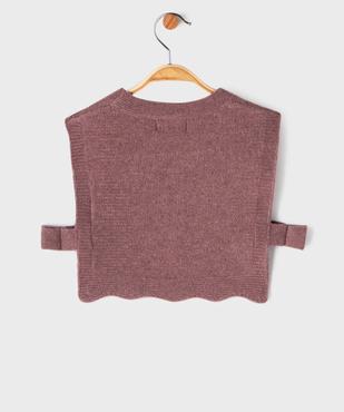 Pull sans manches à motifs fleuris bébé fille vue3 - GEMO 4G BEBE - GEMO