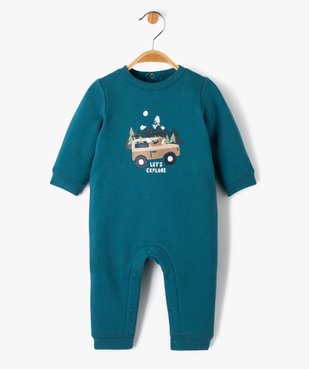 Pyjama bébé sans pieds en molleton vue1 - GEMO(BB COUCHE) - GEMO