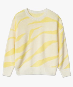 Pull femme oversize bicolore vue4 - GEMO(FEMME PAP) - GEMO